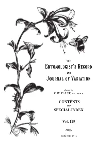 Contents/Special Index 2007