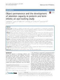 Object Permanence and the Development of Attention Capacity In