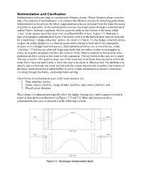 Sedimentation and Clarification Sedimentation Is the Next Step in Conventional Filtration Plants