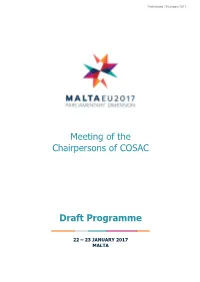 Draft Programme
