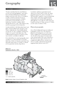 Geography 15 Overview