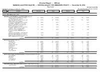 Precinct Report
