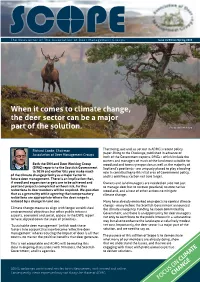 When It Comes to Climate Change, the Deer Sector Can Be a Major Part of the Solution