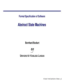 Abstract State Machines