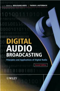Digital Audio Broadcasting : Principles and Applications of Digital Radio