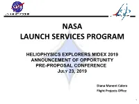 Nasa Launch Services Program