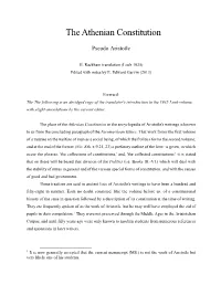 The Athenian Constitution