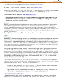The Complexity of Richness: Media, Message, and Communication Outcomes