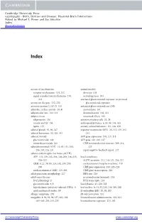 Actions of Mechanisms Receptor Mechanisms 151, 213 Signal