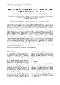Fish Catch Quota Assessment for Sustainable Marine Fisheries Resources in East Java