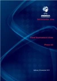 Under-21 Finals Draw Press