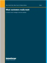 What Customers Really Want