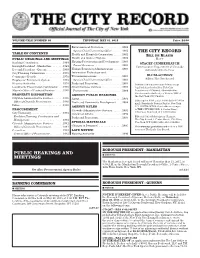 City Record Edition