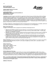 Shell) Has Applied to the Alberta Energy and Utilities Board (EUB