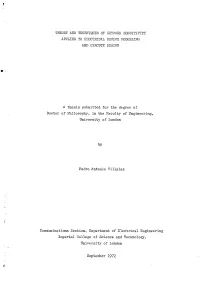 Theory and Techniques of Network Sensitivity Applied to Electrical Device Modelling and Circuit Design