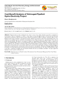 Cost-Benefit Analysis of Vishnugad-Pipalkoti Hydro-Electricity Project