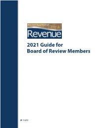 2021 Guide for Board of Review Members