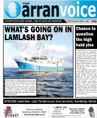 Chance to Question the High Heid Yins Continued from Front Page