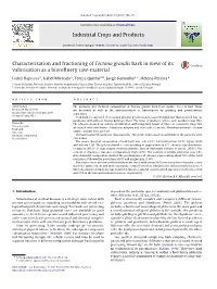 Characterisation and Fractioning of Tectona Grandis Bark in View of Its
