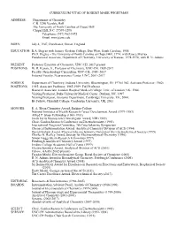 Curriculum Vitae of Robert Mark Wightman