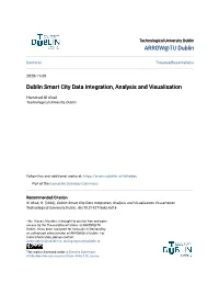 Dublin Smart City Data Integration, Analysis and Visualisation