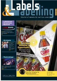 Issue 5 Volume 24 Issue 5 Volume World of Labels & Narrow Web