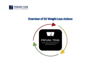 Overview of 53 Weight Loss Actions
