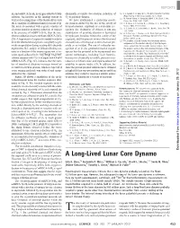 A Long-Lived Lunar Core Dynamo However, Figs