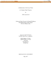 An Exploration of Stereotype Threat in Collegiate Music Programs