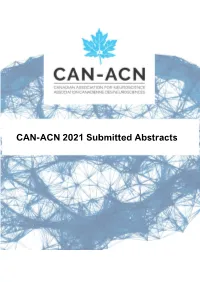 CAN2021 Abstracts
