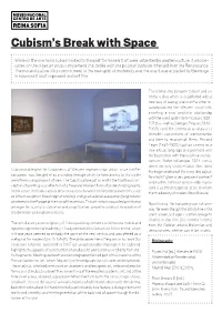 Cubism's Break with Space