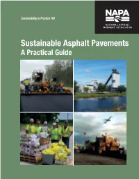 Sustainable Asphalt Pavements: a Practical Guide