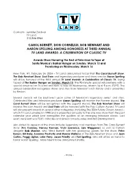 022404 Carol Burnett, Don Cornelius, Bob Newhart And