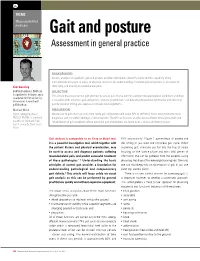 Gait and Posture – Assessment in General Practice