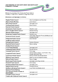 Joint Meeting NW and NE Com. Forums