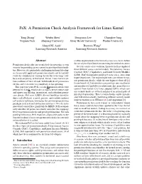 Pex: a Permission Check Analysis Framework for Linux Kernel