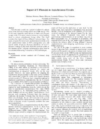 Impact of C-Elements in Asynchronous Circuits
