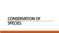 Local Extinction Means That a Species Disappears from a Part of Its Range but Persists Elsewhere