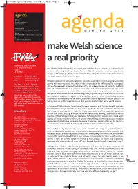 Make Welsh Science a Real Priority