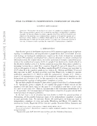 Star Clusters in Independence Complexes of Graphs 3