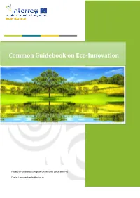 Common Guidebook on Eco-Innovation