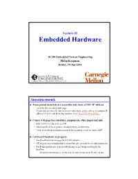 Embedded Hardware