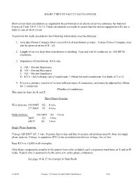Percent R, X and Z Based on Transformer KVA