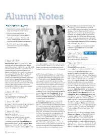 Alumni Notes