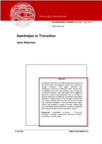 Azerbaijan in Transition