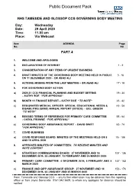 Governing Body Part a Reports
