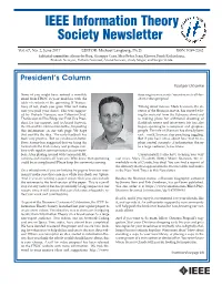 IEEE Information Theory Society Newsletter