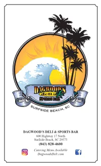 Menu Available Dagwoodsdeli.Com STARTERS