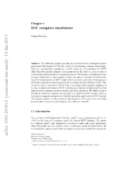 SOC Computer Simulations