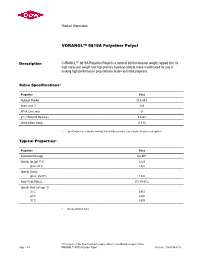 VORANOL™ 9815A Polyether Polyol